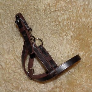 _alpakan nahkariimu_alpakan riimu_alpaca halter_alpaca headcollar_nahkariimu_käsin tehty nahkariimu_nahkapäitset_