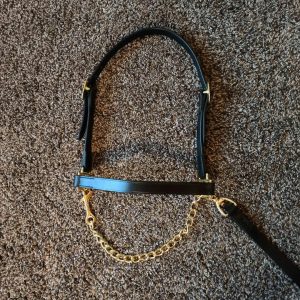 _nahkariimu lehmälle_lehmän riimu_näyttelypäitset_lehmän näyttelyriimu_satatonnaripalkinto